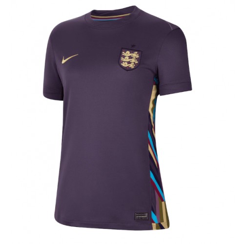 England Udebanetrøje Dame EM 2024 Kortærmet